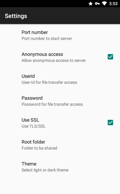 WiFi文件共享