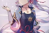 《原神》神里绫华游戏人物宣传图