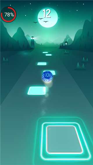 音跃球球最新版(Tiles Hop)