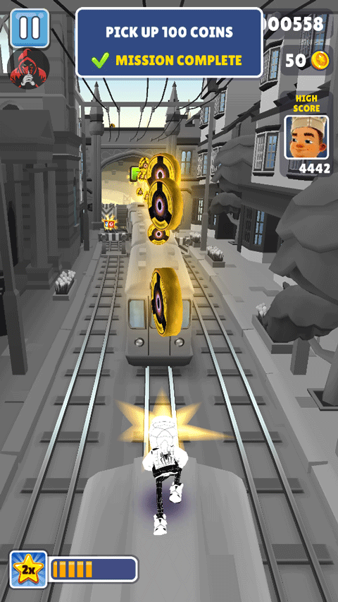 地铁跑酷黑白牛津魔改版