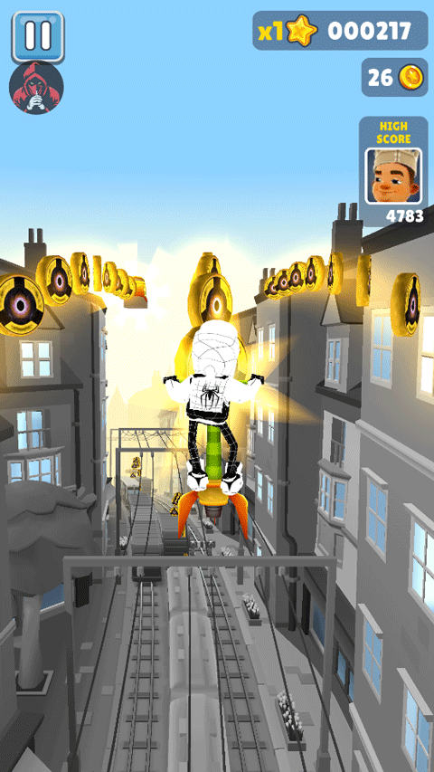 地铁跑酷黑白牛津魔改版