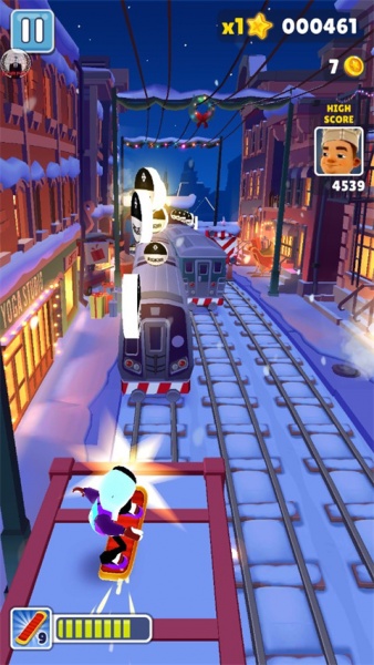 地铁跑酷黑色精灵小黑版(有披风)