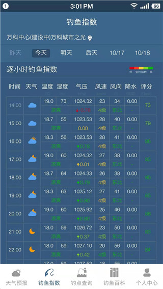 钓鱼天气预报最新版