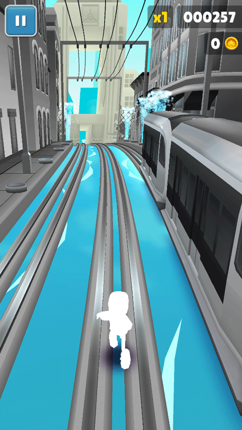 地铁跑酷黑白休斯顿自制版