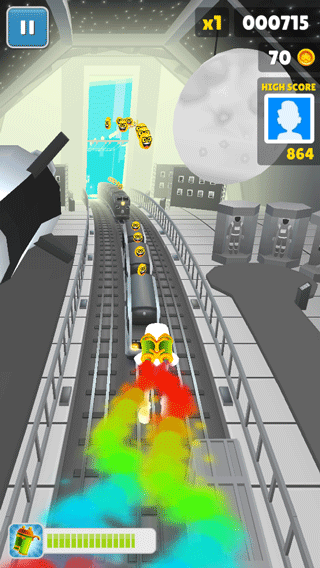 地铁跑酷黑白休斯顿自制版