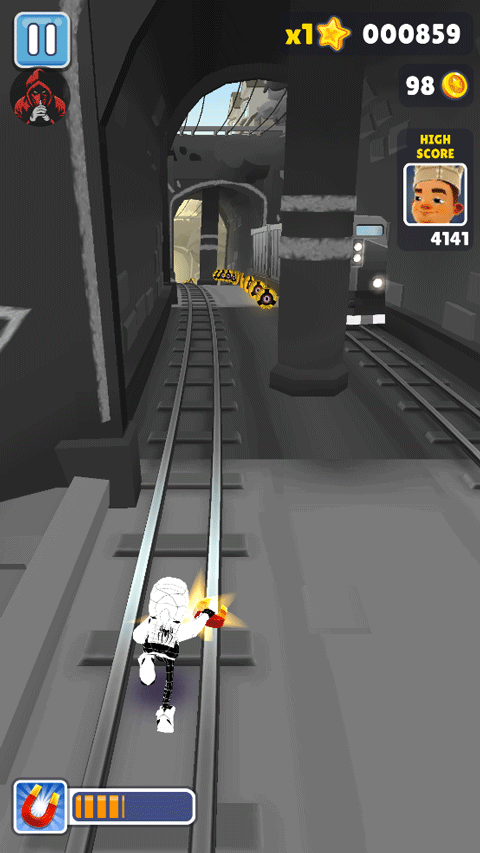 地铁跑酷黑白牛津魔改版