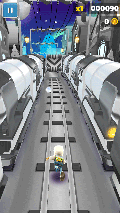 地铁跑酷黑白哈尔滨版