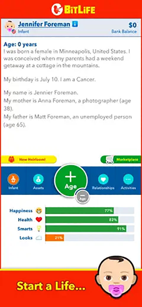 生命模拟器(BitLife)