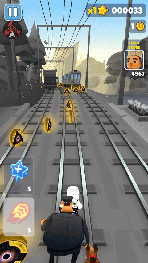 地铁跑酷黑白牛津魔改版