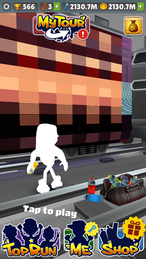 地铁跑酷黑白休斯顿自制版