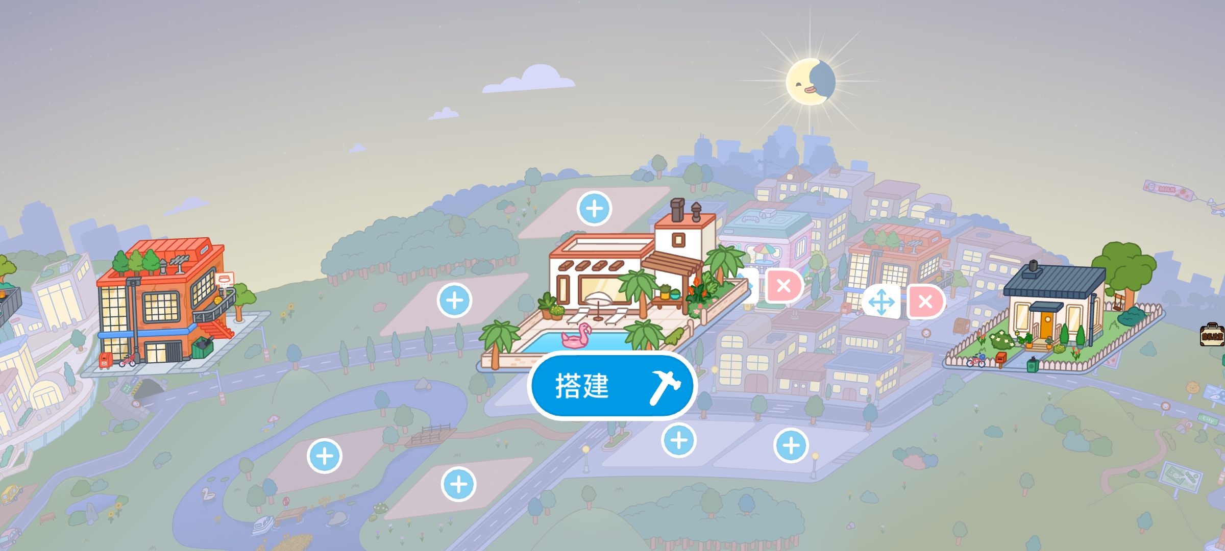 托卡世界乐园建筑创建界面