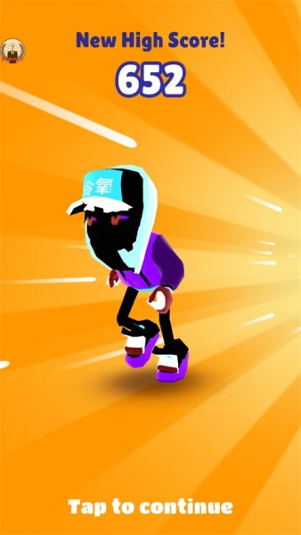 地铁跑酷黑色精灵小黑版(有披风)