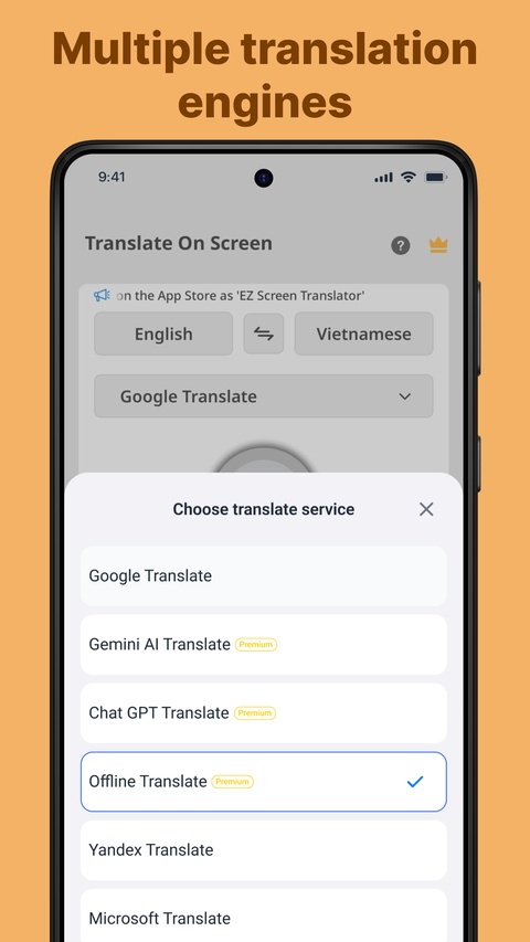 屏幕翻译app