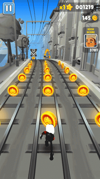 地铁跑酷黑白摩纳哥版本