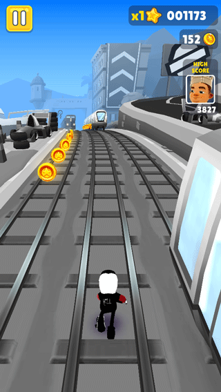 地铁跑酷黑白摩纳哥版本